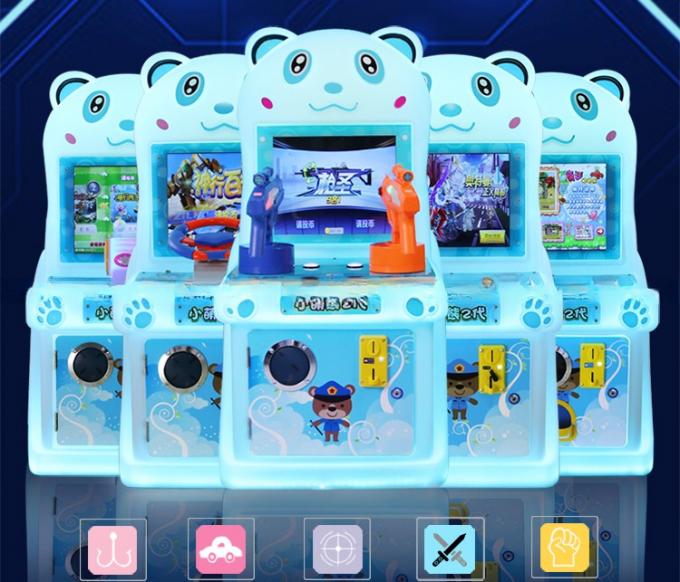 Cute Bear Children Game Machine Kids Shooter Arcade Machine Coin ...