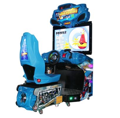 Harga bagus 3D Mobil Racing Arcade Game Mesin 2370*1120*2350MM Untuk Super Market on line