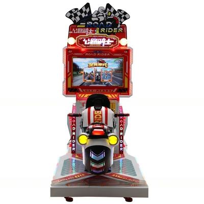ราคาดี 3D มอเตอร์ไซค์ Arcade Simulator 400W ผลงานสูงสําหรับประสบการณ์ผู้เล่น immersive ออนไลน์