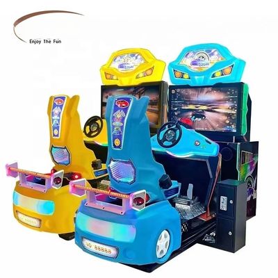 Harga bagus Mesin game balap mobil 2 pemain 3D Bergaya untuk taman hiburan on line