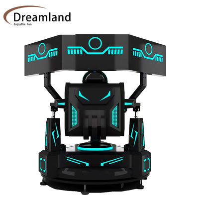 Harga bagus Mesin Game Balap Mobil Berputar 3DOF 150W Dengan Tampilan Layar 32*3 Inci on line