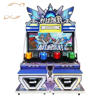 Harga bagus Mesin Arcade Penembak Empat Pemain Mewah 220V / 100W Profesional on line