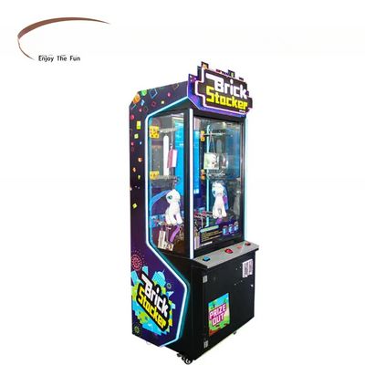 Good price Coin Operated Brick Stacker Gift Game Machine CE Certificated online
