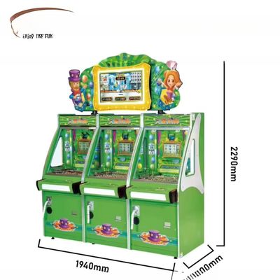 Harga bagus 5 Pemain Coin Machine Pusher 500W Versi Bahasa Inggris Cina Coin Pusher Vending Machine on line