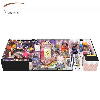 Giá tốt Trung tâm mua sắm Thiết bị khu vực chơi trong nhà Pastel Soft Play Thiết bị với hồ bơi bóng tùy chỉnh trực tuyến