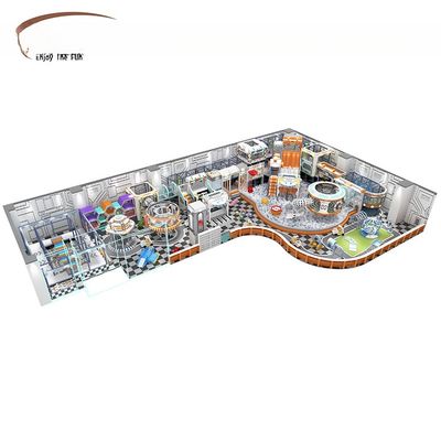 Harga bagus Keamanan yang dapat disesuaikan Peralatan Gym Indoor Commercial Play Peralatan Soft Play Area on line