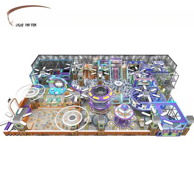 Harga bagus 400w Komersial Indoor Playground Equipment Soft Play Set Untuk Mall on line