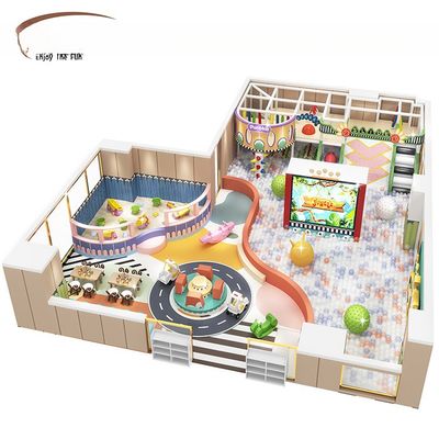 Harga bagus Pastel Warna Plastik Lemes Perlengkapan Taman Permainan Custom Untuk Game Center on line