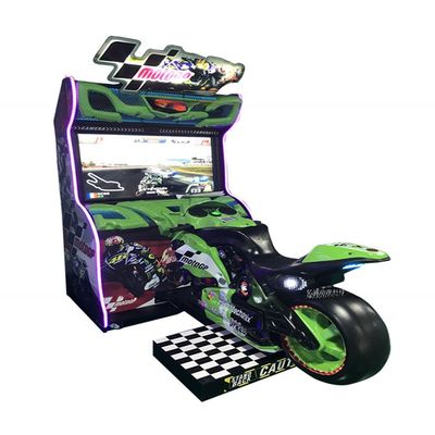 Harga bagus Simulator Sepeda Balap GP Nyaman Simulator Sepeda Motor Realistis Dengan Monitor 42