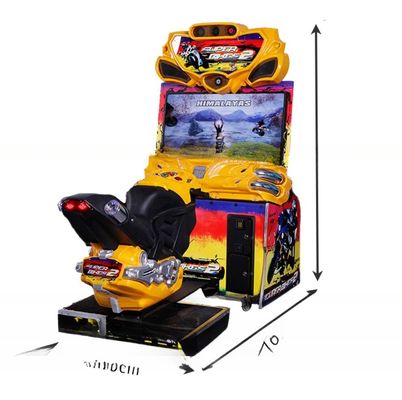 Harga bagus Simulator Motor Biker yang Dioperasikan Koin Simulator Gerak Motor untuk Funzone on line