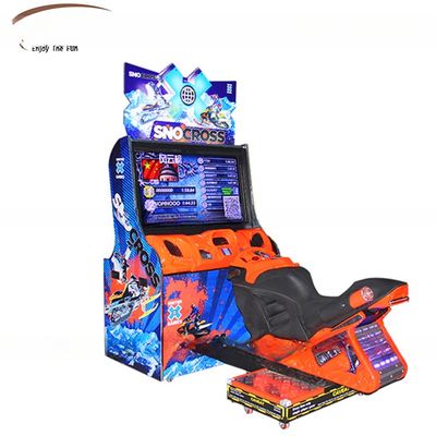 Harga bagus Simulator Motor Balap Snocross Arkade Dalam Ruangan 400w 150kg on line
