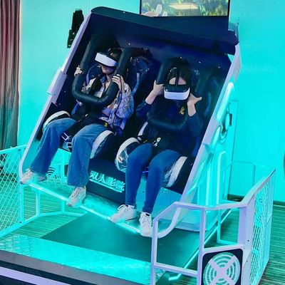 Good price Dreamland amusement park arcade games 9d vr simulator 2 seats 720 vr flight simulation rides online