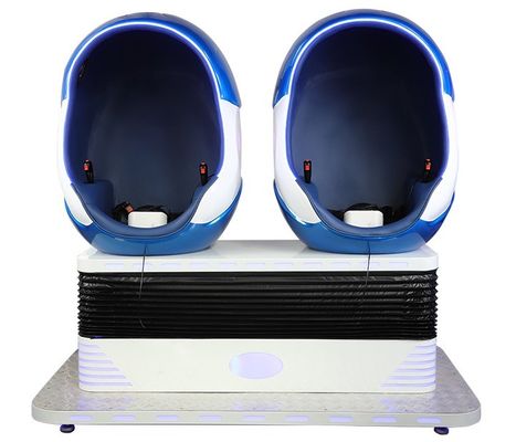 Buen precio Hot Selling 42 Inch VR Cinema Equipment Coin Operated 9D VR Double Egg Chair Game Machine en línea