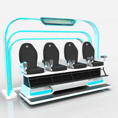 Harga bagus Bioskop VR 9d Komersial 4 Kursi 380V Listrik Untuk Taman Hiburan VR on line