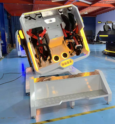 Buen precio DP VR E3S Vr Glass El último mundo de realidad virtual 360 simulador VR Panda Warrior VR 720 simulador silla para Dreamland versión exclusiva VR equipo en línea