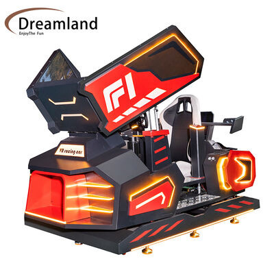 kwaliteit Indoor Commercial Amusement Park 6-Axis 3-Screen Racing Simulator High ROI Arcade Apparatuur Voor FEC & Amusement Parks fabriek