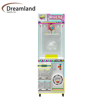 Buen precio Dreamland 28 Clips operado con monedas Win Clip Machine Mini Premio regalo máquina de juego de venta automática para arcade tienda minorista en línea